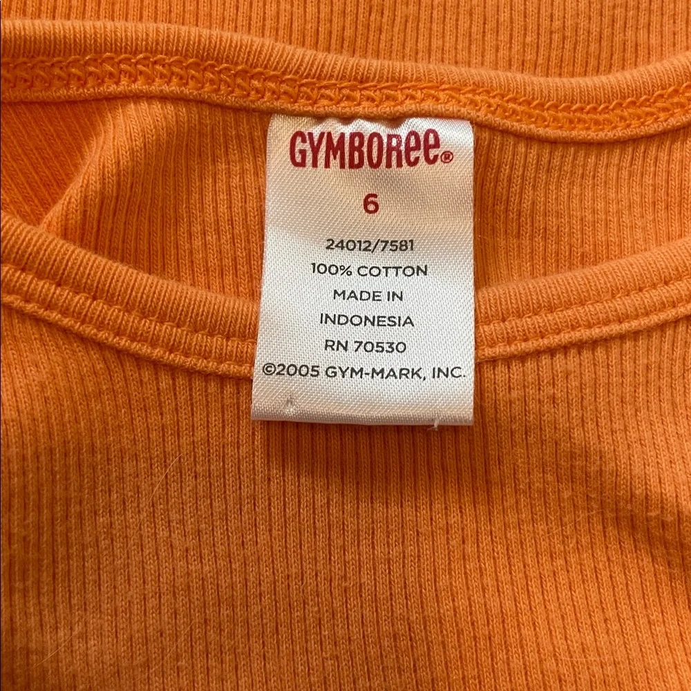 2006 Gymboree “Fiesta Del Sol” Orange Sequin Tank Top, Size 6